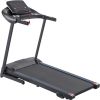 Electric Motorized Treadmill with Audio Speakers; Max. 10 MPH and Incline for Home Gym AL