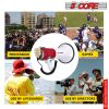 5 CORE Megaphone Bull Horn 50W Rechargeable Loud Siren Noise Maker Professional Speaker PA System w Recording USB for Coaches Sport Speeches Crowd Con