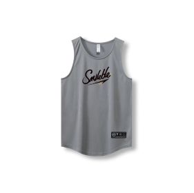 Loose Men Running Vest 2022 Outdoor street basketball Gym Sleeveless Letter Print Shirt Quick Dry Fitness Bodybuilding Tank Tops (Color: 870 vest10, size: S)