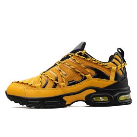 Running Shoes Breathable Men's Sneakers Fitness Air Shoes Cushion Outdoor Brand Sports Platform Mens Sneakers Zapatos De Mujer (Color: 106yellow, size: 41)