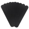 20pcs/Pack Hat Sweat Liner Cloth Skin Friendly Absorbent Sweat Pad Self-Adhesive Sizing Tape Hat Anti-Dirty Pads For Golf Baseball Tennis Cap Black &