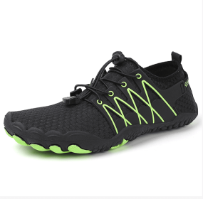 New couple fitness sneakers outdoor beach swimming shoes men's and women's outdoor fitness shoes (Color: Black, size: 45)