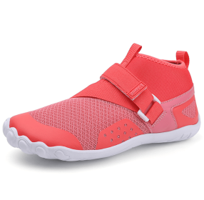 New middle help fitness sneakers outdoor beach swimming shoes couple leisure cycling shoes (Color: Pink, size: 36)