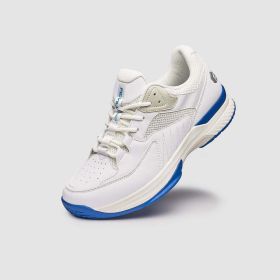 FitVille Men's Amadeus Tennis & Pickleball Court Shoes - White (WIDTH: Wide/2E, size: 10)