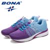 BONA New Running Shoes Women Jogging Sneakers Breathable Mesh Lace-Up Outdoor Training Fitness Sport Shoes Female