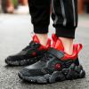 Kids Waterproof Leather Running Shoes Boys Casual Outdoor Walking Tennis Sneakers Children Breathable Height Increasing Trainers