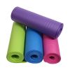 Non-slip NBR Exercise Mat For Yoga Pilates; Home Fitness Accessories