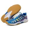 Men Women Badminton Shoes Light Weight Tennis Sneakers Ladies Badminton Sneakers Comfortable Volleyball Shoes for Couples