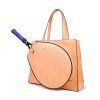 NiceAces MAYA COLLECTION TENNIS TOTE FOR TWO RACQUETS WITH A BEAUTIFUL CLUTCH; BOTTLE; CAN AND KEY HOLDERS