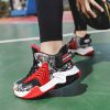 Fashion Kids Tennis Sneakers Children Basket Shoes Air Cushion Girls Sport Shoes Breathable Hook & Loop Boy Child Sneaker